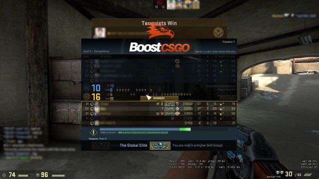 csgo boosting to ge 